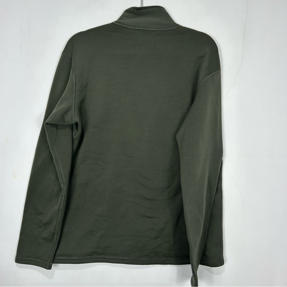 MOUNTAIN HARDWARE green reversible 1/4 zip sweater CC8 - Picture 3 of 6